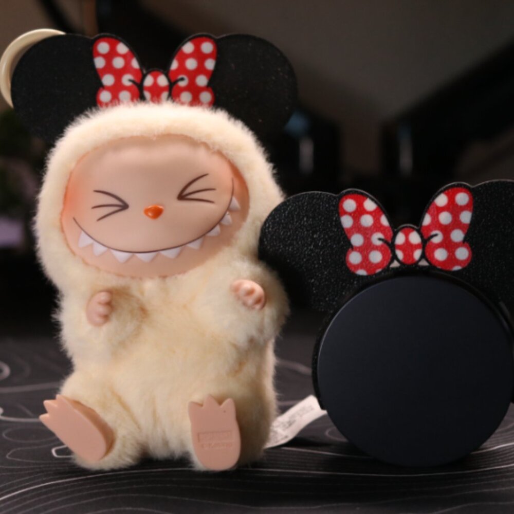 Labubu accessories Mouse Ears with Bow Headband